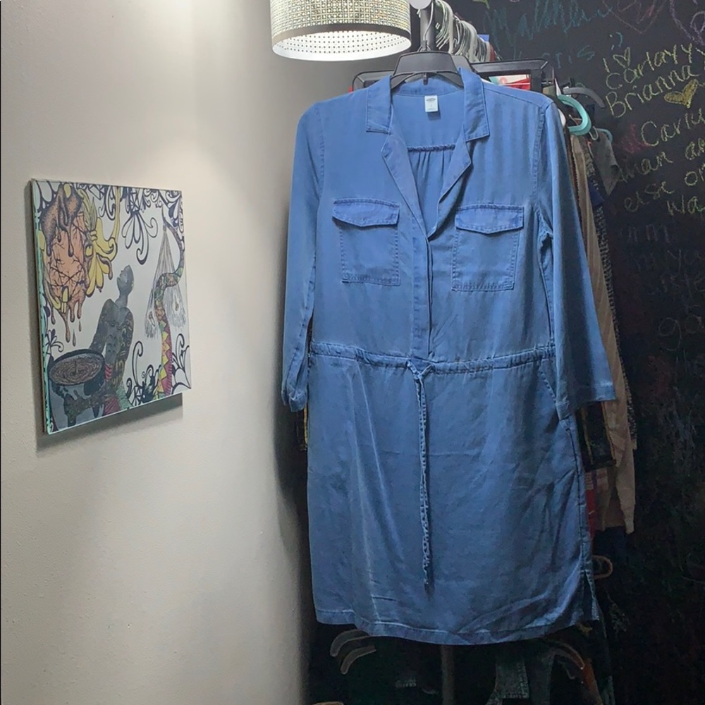 Old navy denim tencel dress